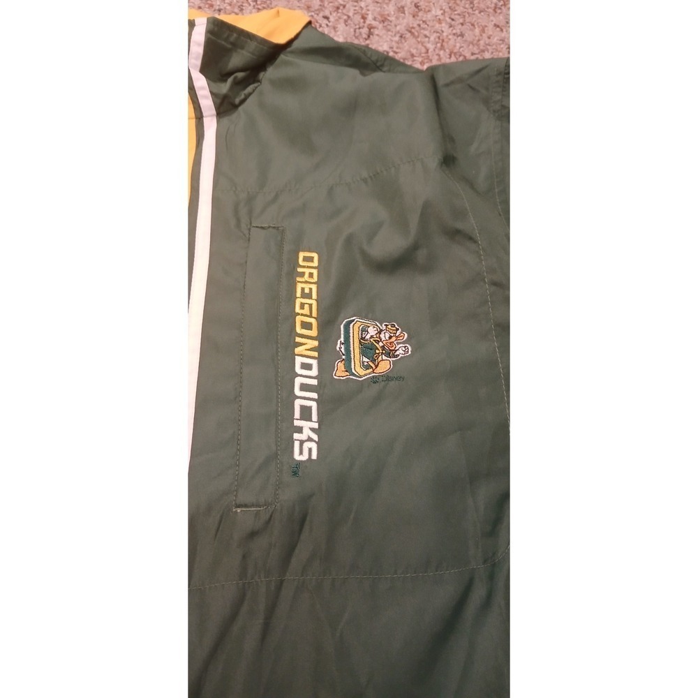 Oregon Ducks Jacket Mens XL Green Yellow NCAA Football Reebok Heisman New!! - Picture 7 of 9